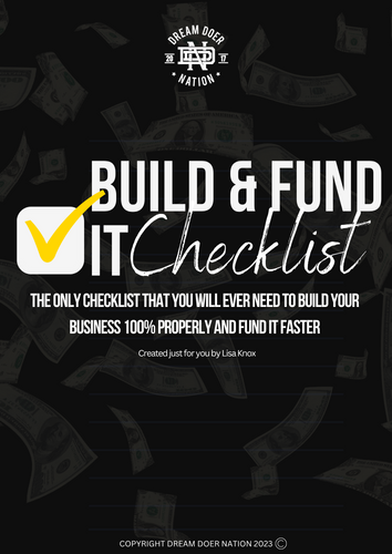 Build & Fund It Ultimate Checklist